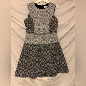 ✨💥⚡️ Badgley Mischka Faux Snakeskin Fit and Flare Dress